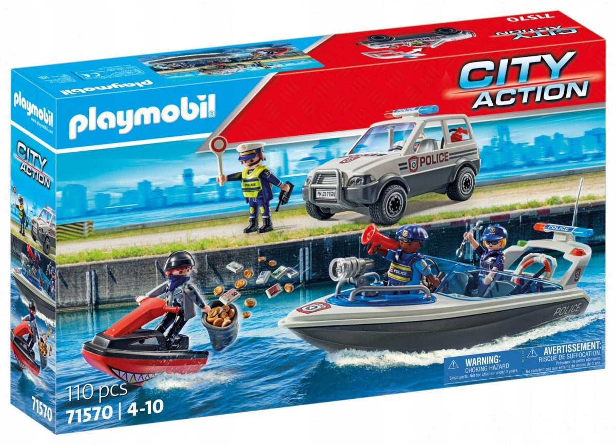 Playmobil City 71570 Policajná vodná naháňačka